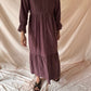 Amina Cotton Maxi - Purple