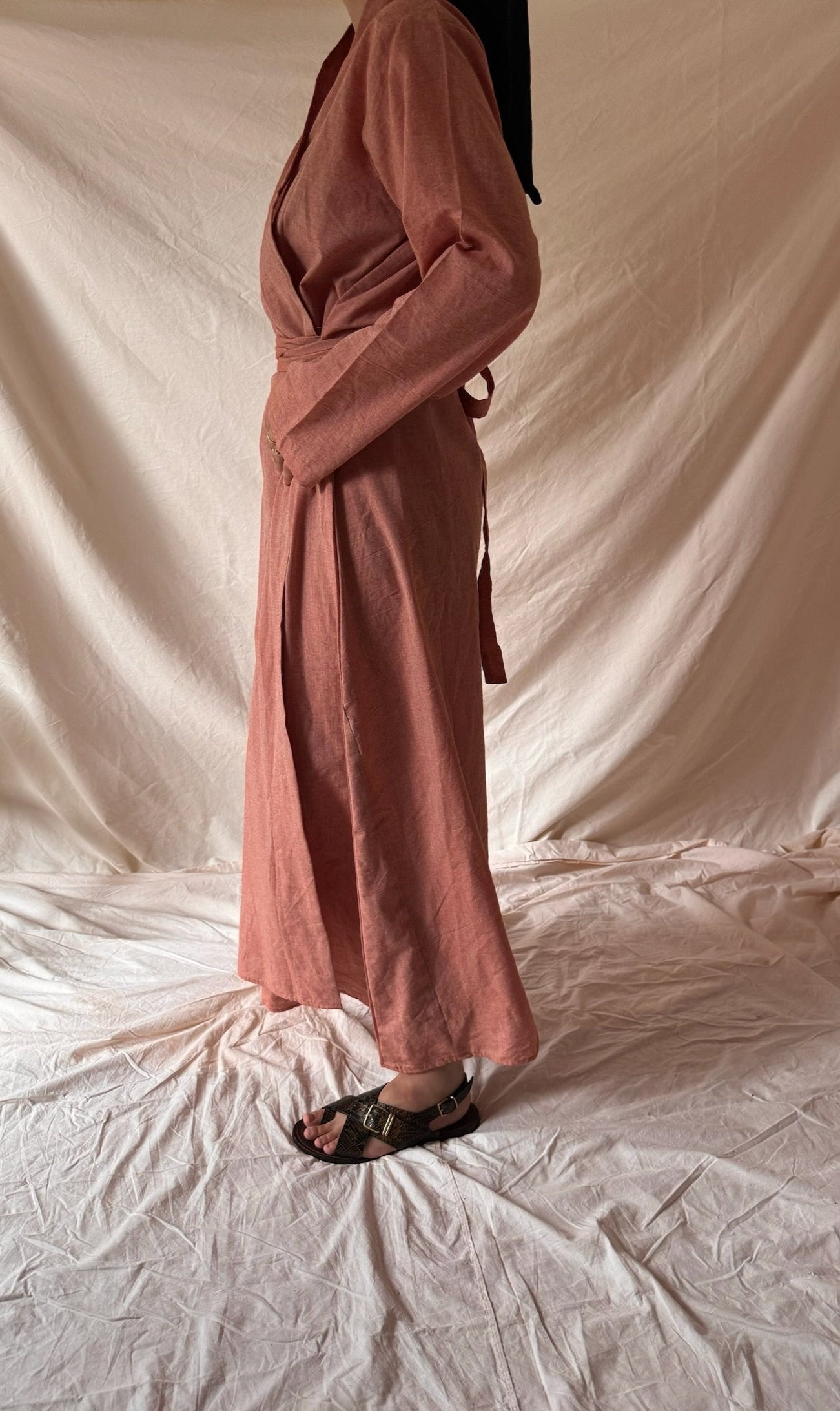 Sereen Cotton Kimono - Clay