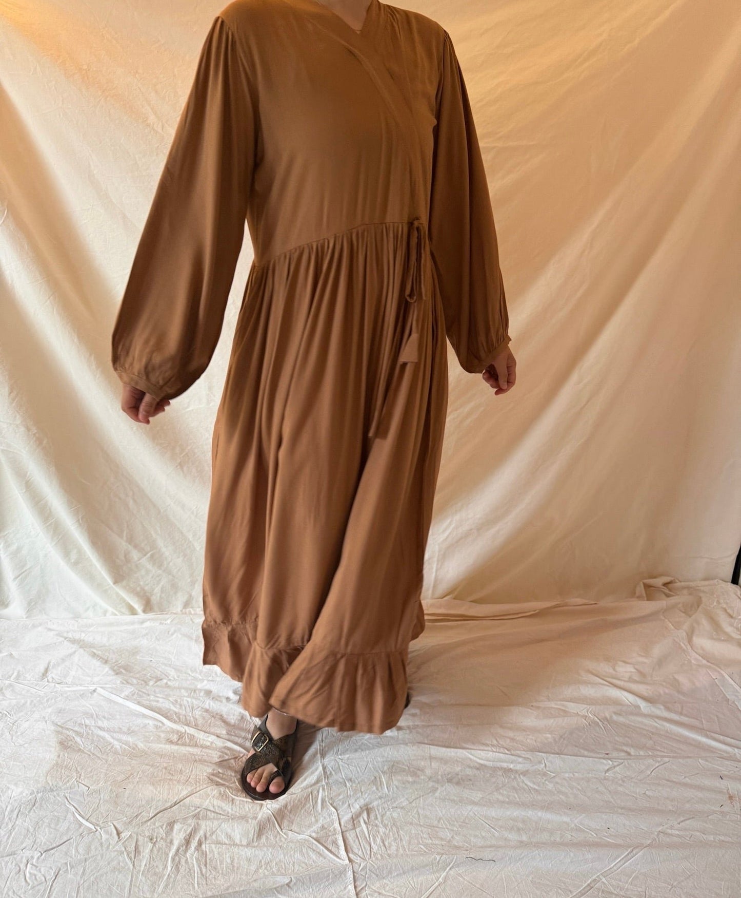 Lulwa Cotton Maxi - Caramel