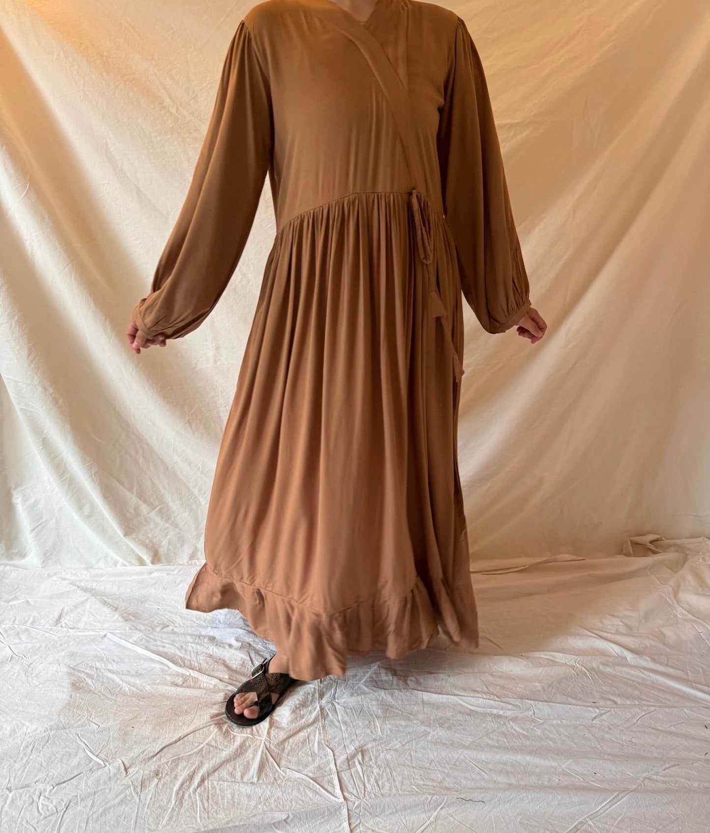 Lulwa Cotton Maxi - Caramel