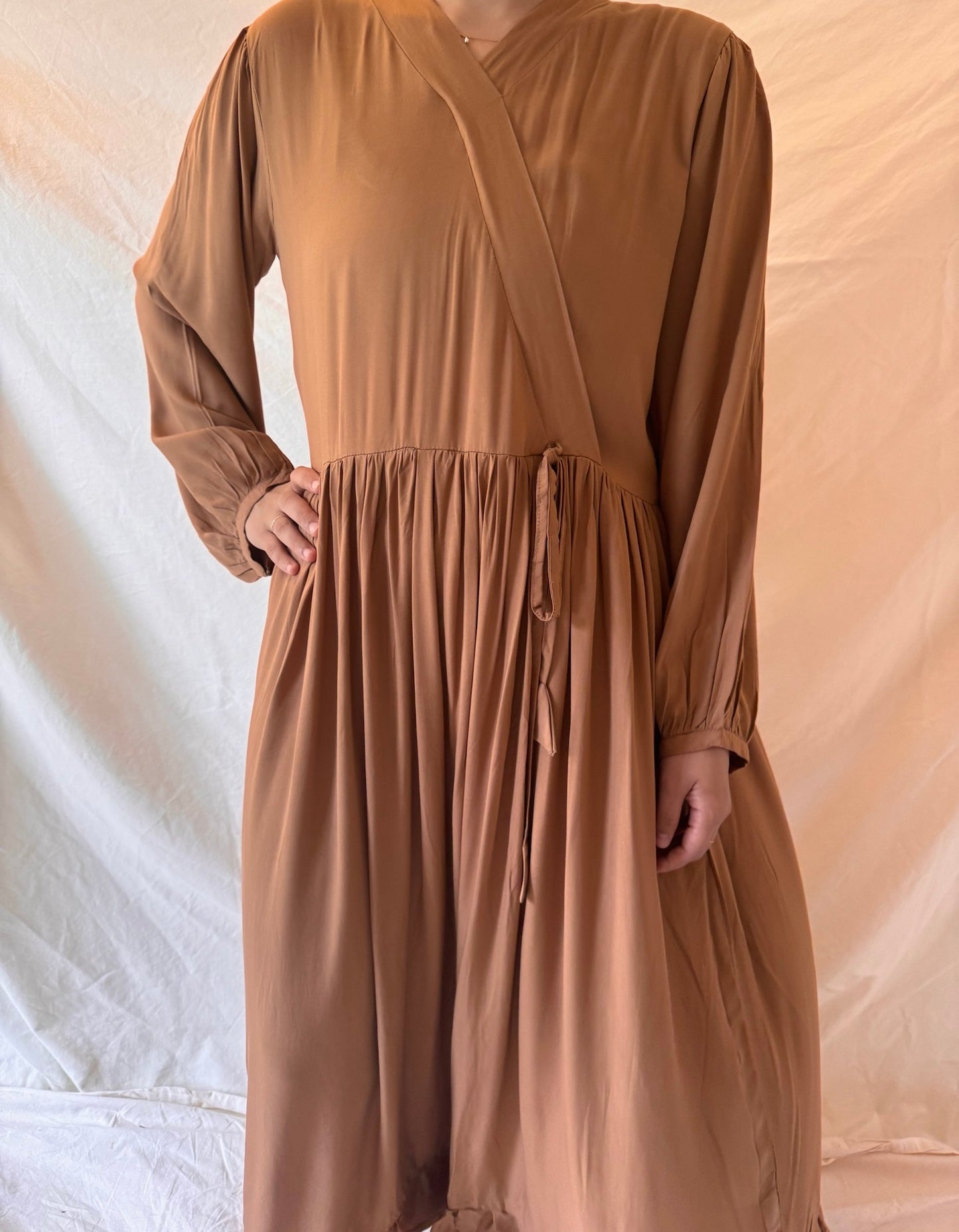 Lulwa Cotton Maxi - Caramel