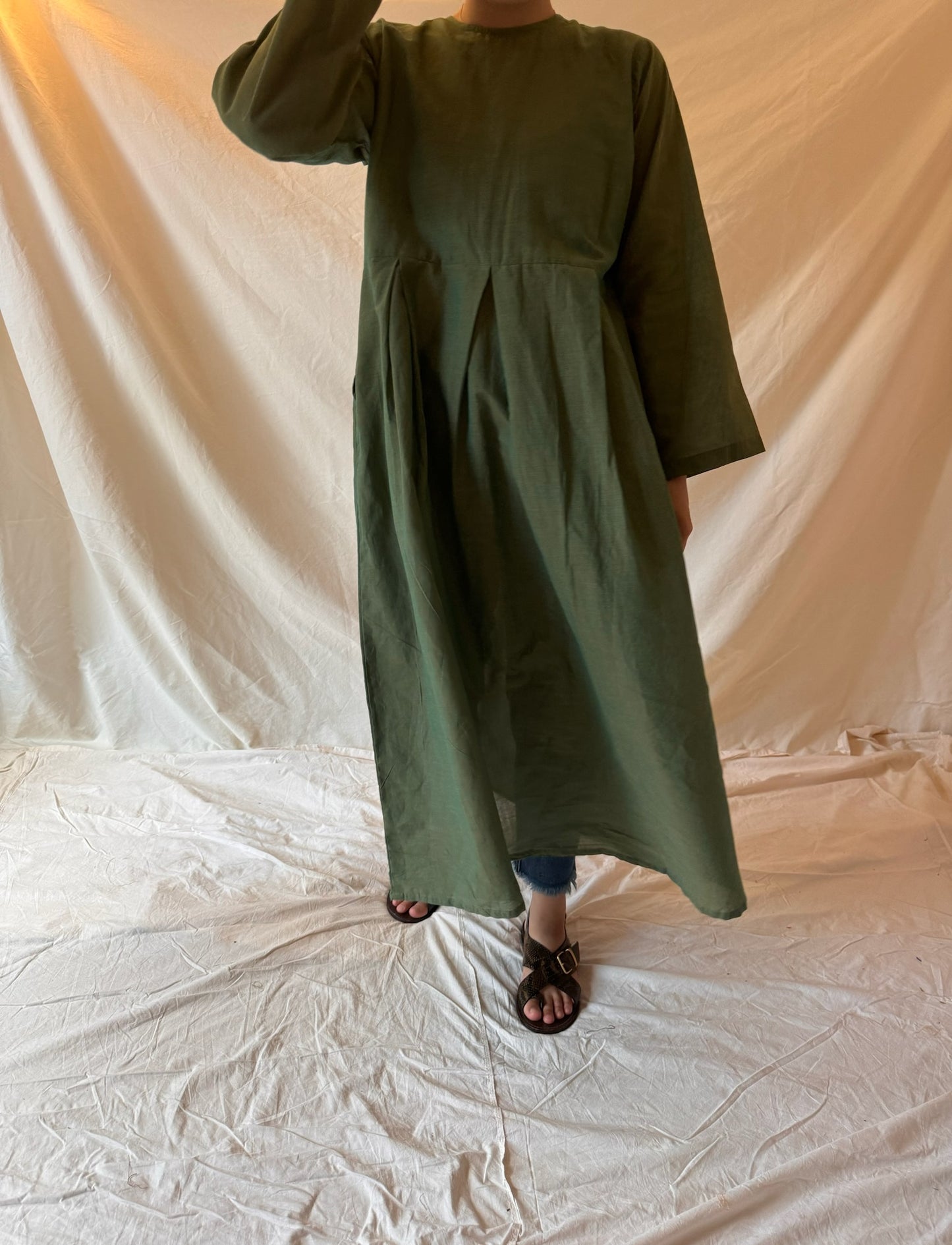 Nayla Cotton Maxi - Jade